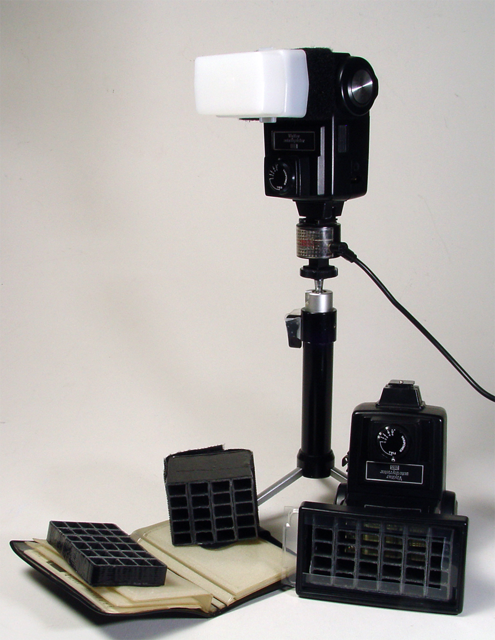 Click to Enlarge - Vivitar 283 with various accessories